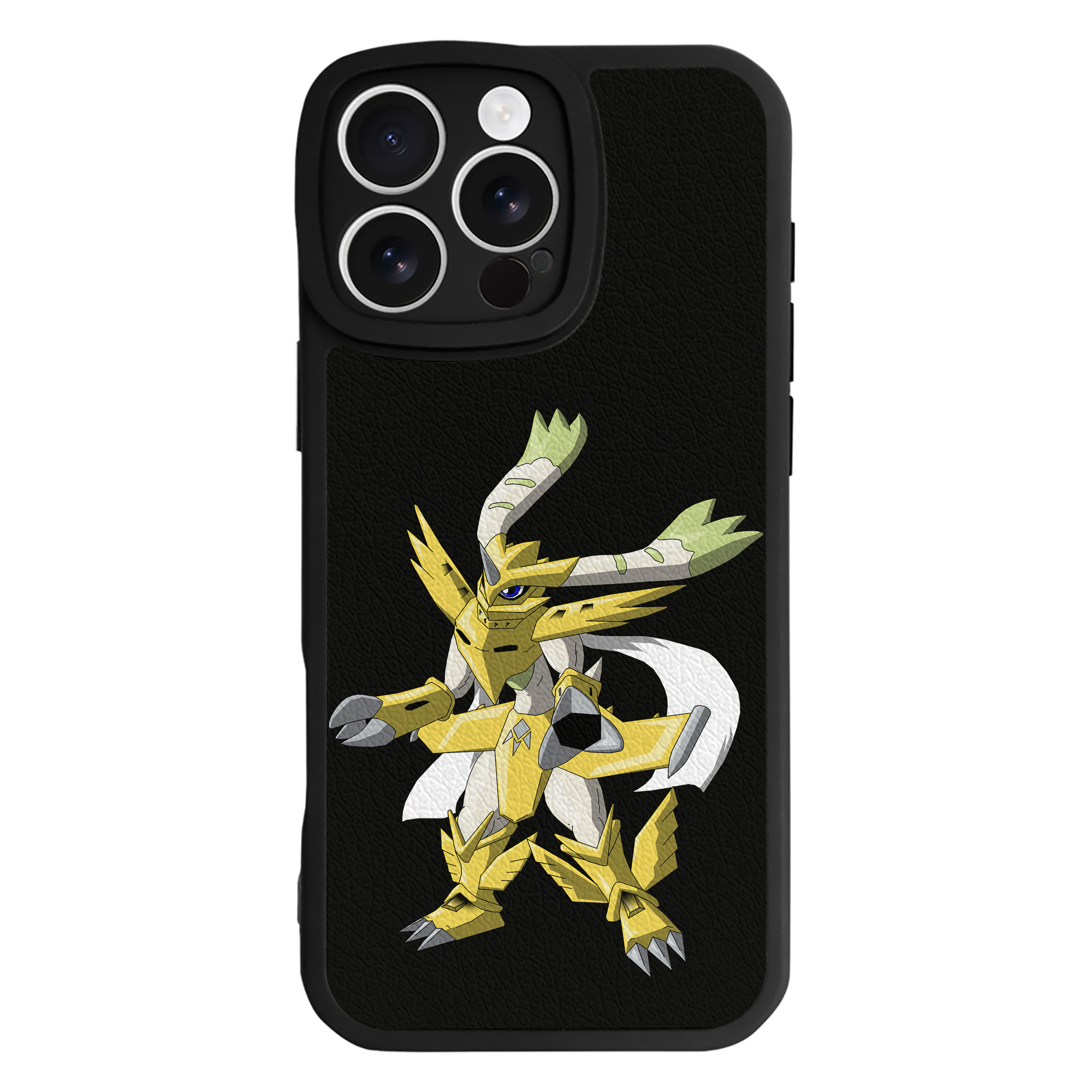 （画像用） Digimon デジタルモンスター/デジモン 【iPhone 16シリーズ対応】シリコンスマホケース（レザー調） 材質：シリコン